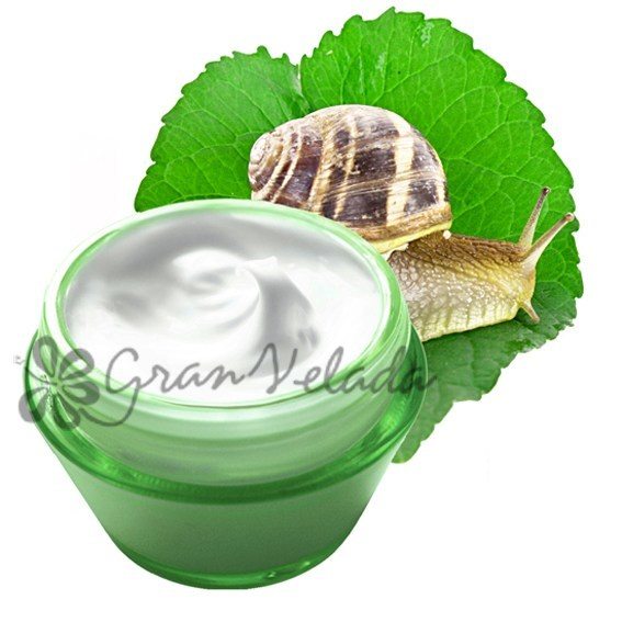 Crema con baba de caracol