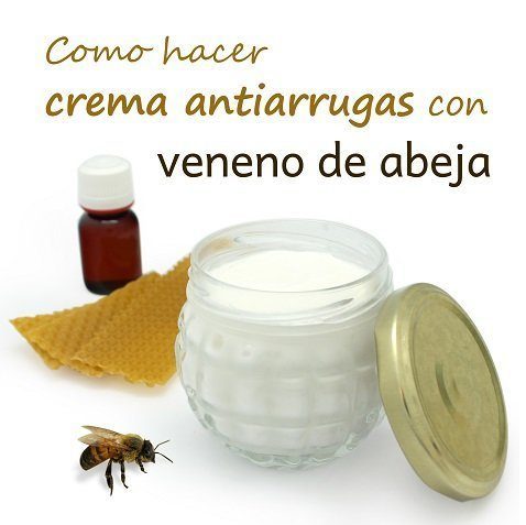 Cómo hacer crema antiarrugas con veneno de abejas