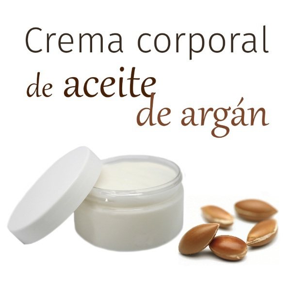 Hacer crema hidratante corporal de aceite de argán