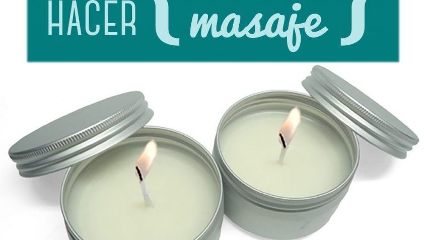 Cómo hacer velas de masaje