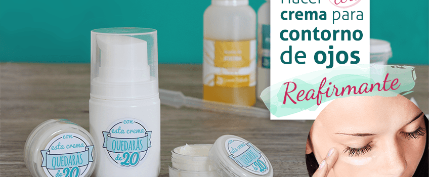 Hacer crema para contorno de ojos reafirmante