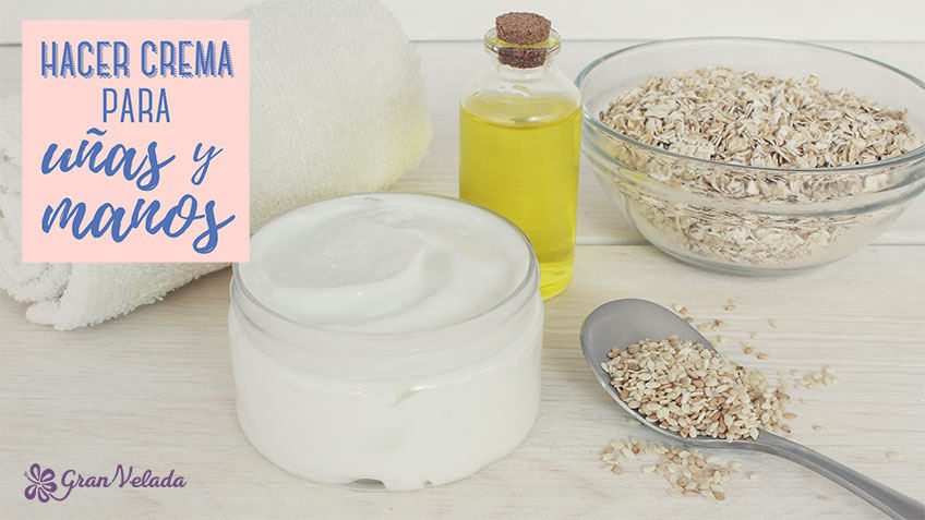 Receta de crema para uñas casera muy facil de hacer