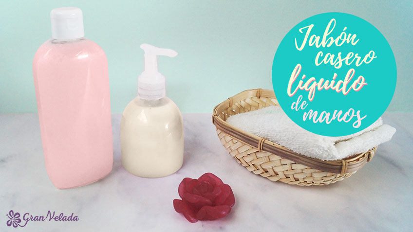 Tutorial de como hacer jabon casero liquido para manos en casa