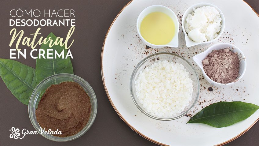 como hacer desodorante natural en crema