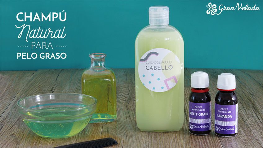 Champu natural pelo graso: receta sencilla para hacer en casa