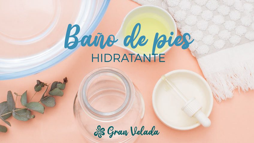 bano de pies hidratante