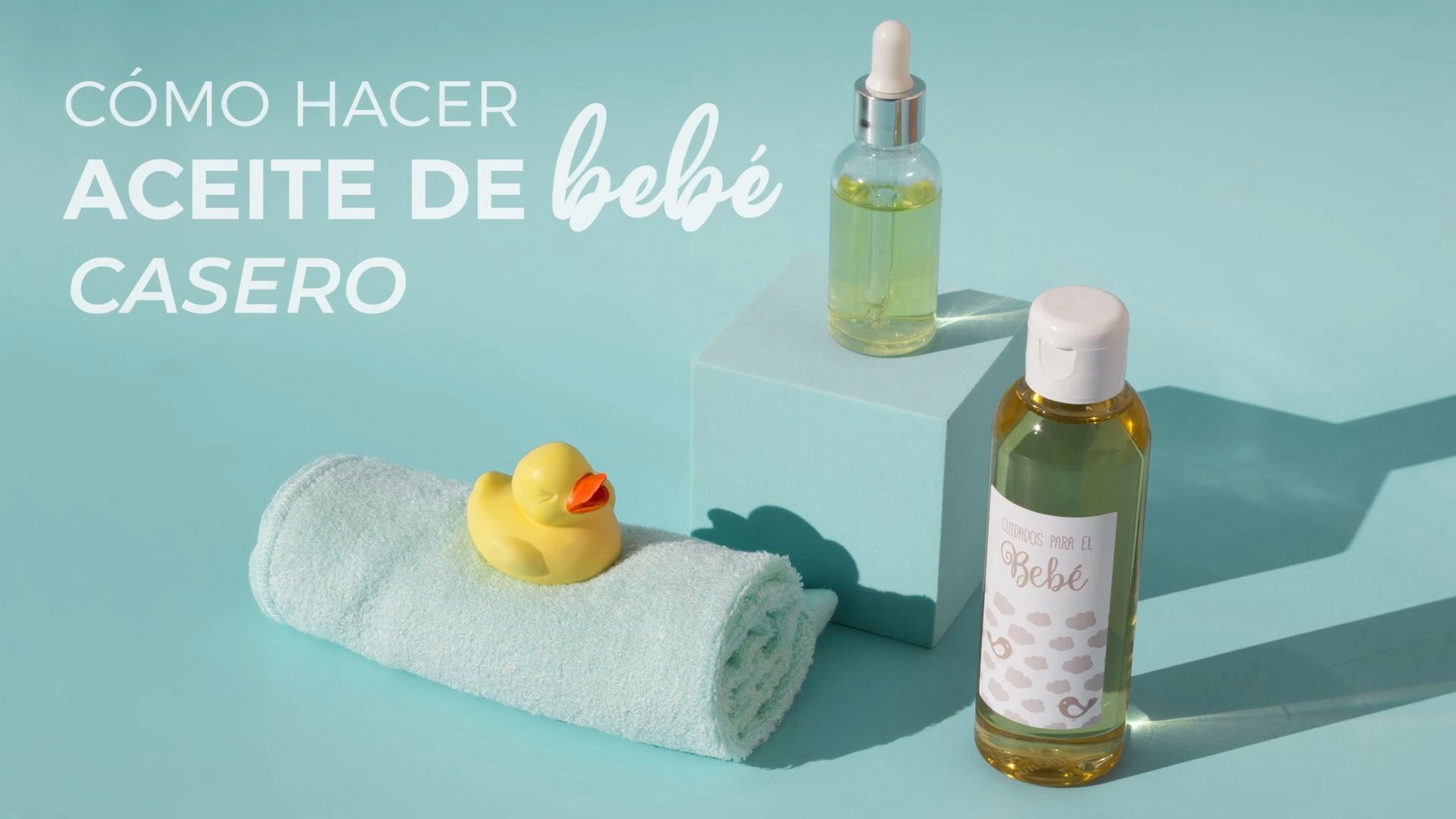 Aceite de bebe casero, aceites naturales para tu bebe.