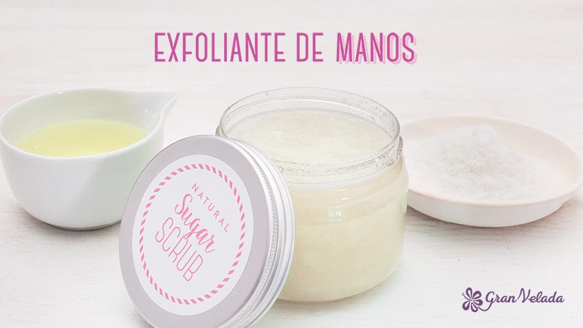 exfoliante de manos post