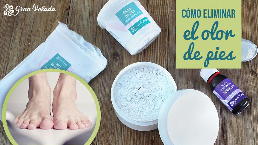 Como eliminar el olor de pies