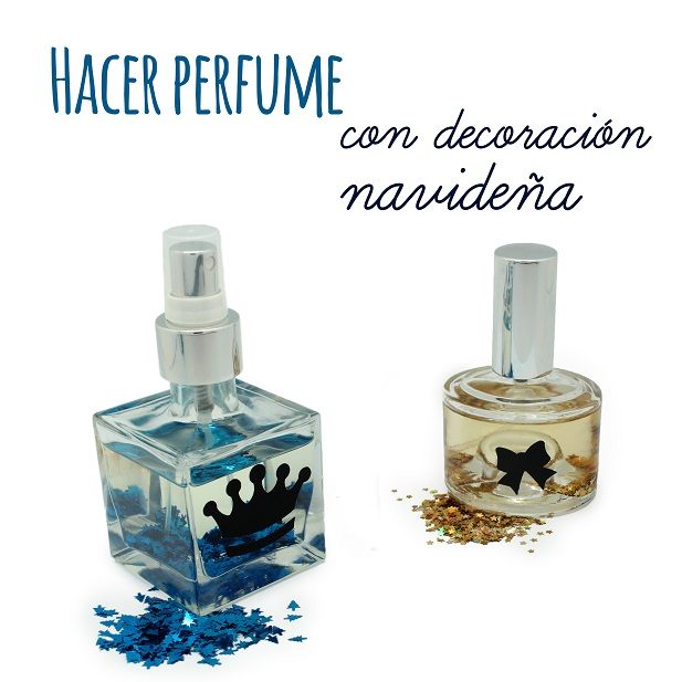 como hacer perfume de navidad texto PEQUEÑO