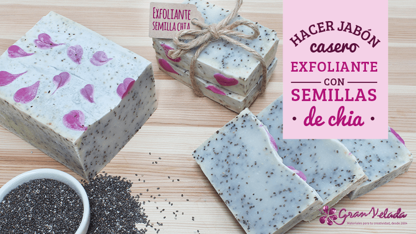 hacer jabon exfoliante con semillas de chia texto