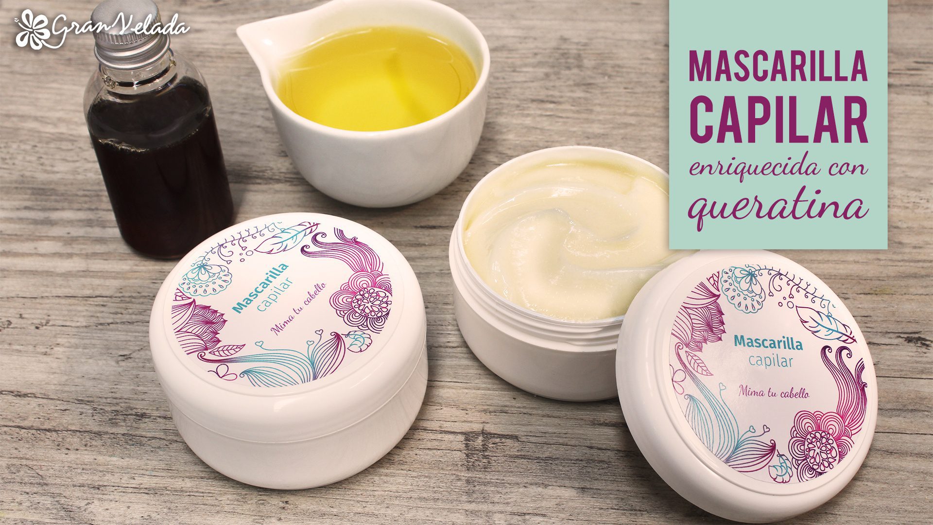 Hacer mascarilla capilar con Queratina natural