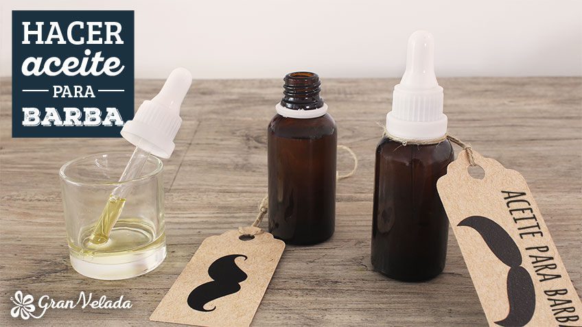 Tutorial para hacer aceite para cuidar la barba en casa .