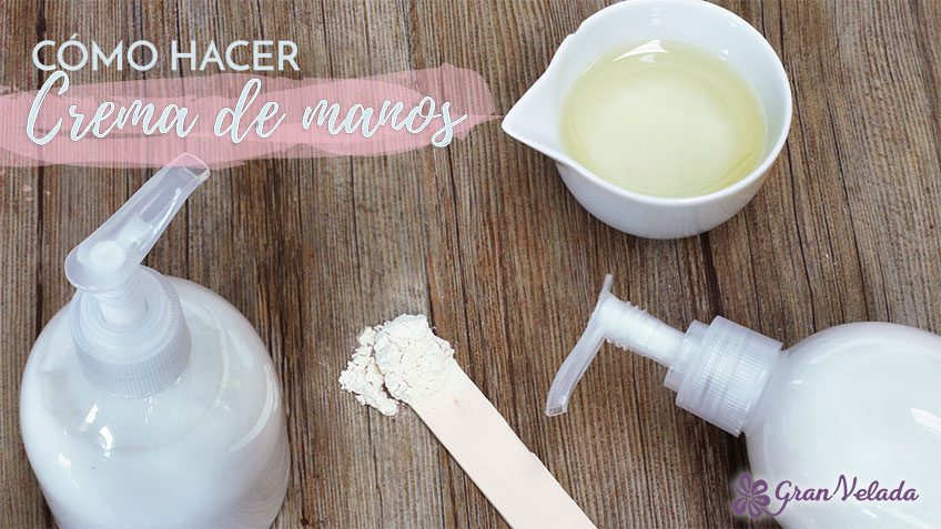 Tutorial para hacer crema de manos casera con vitaminas y proteína de seda