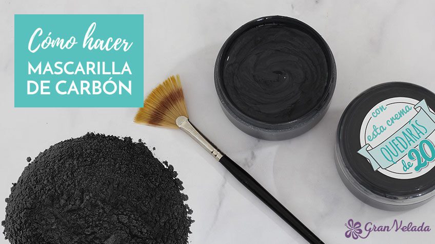 Paso a paso con vídeo de mascarilla de carbon casera
