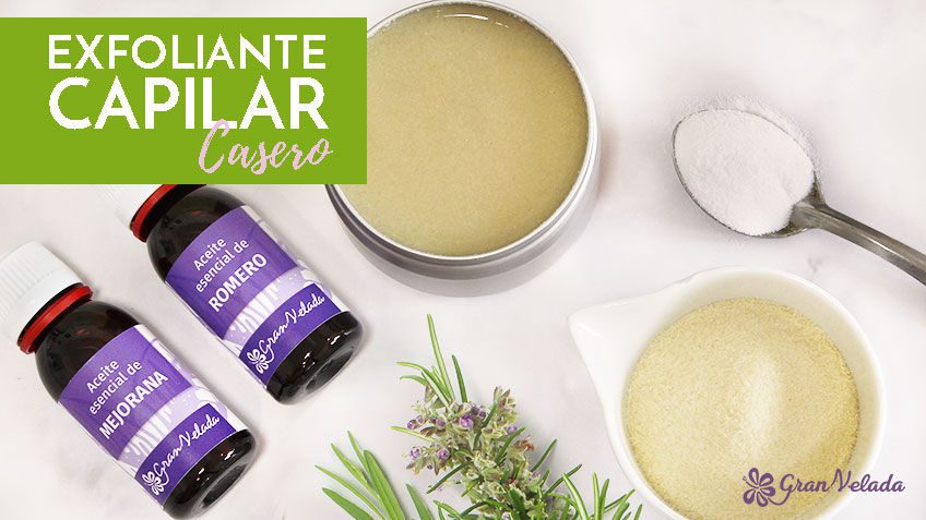 Exfoliante capilar casero en dos pasos.Cuida cabello.