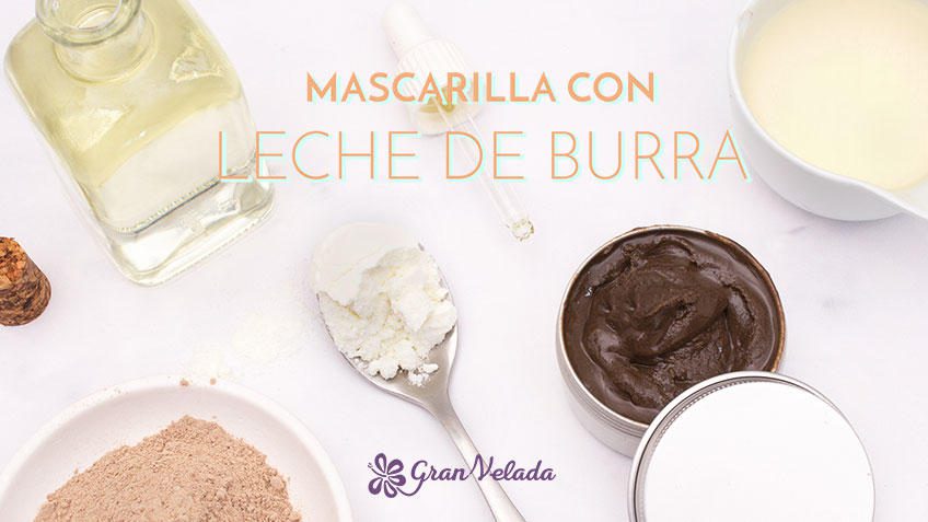 mascarilla con leche de burra post