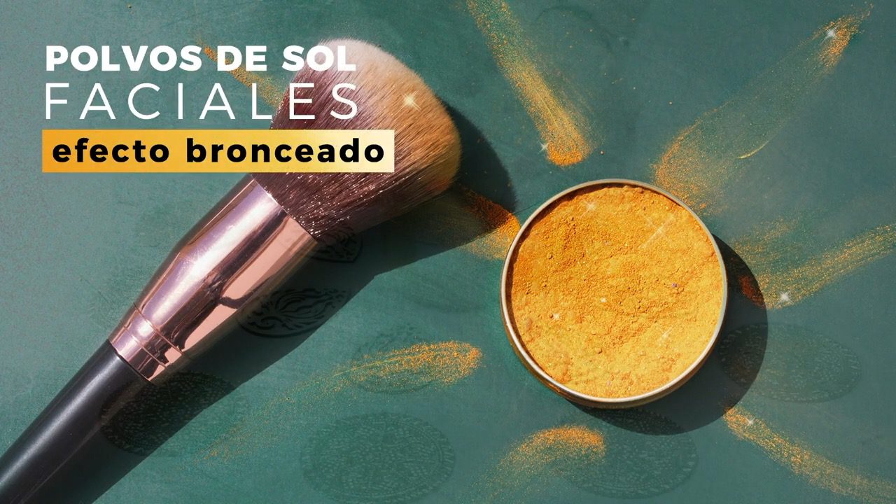 polvos sol efecto bronceado