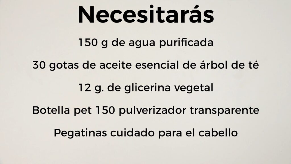 Repelente natural para los piojos - Maquillaje de Gala