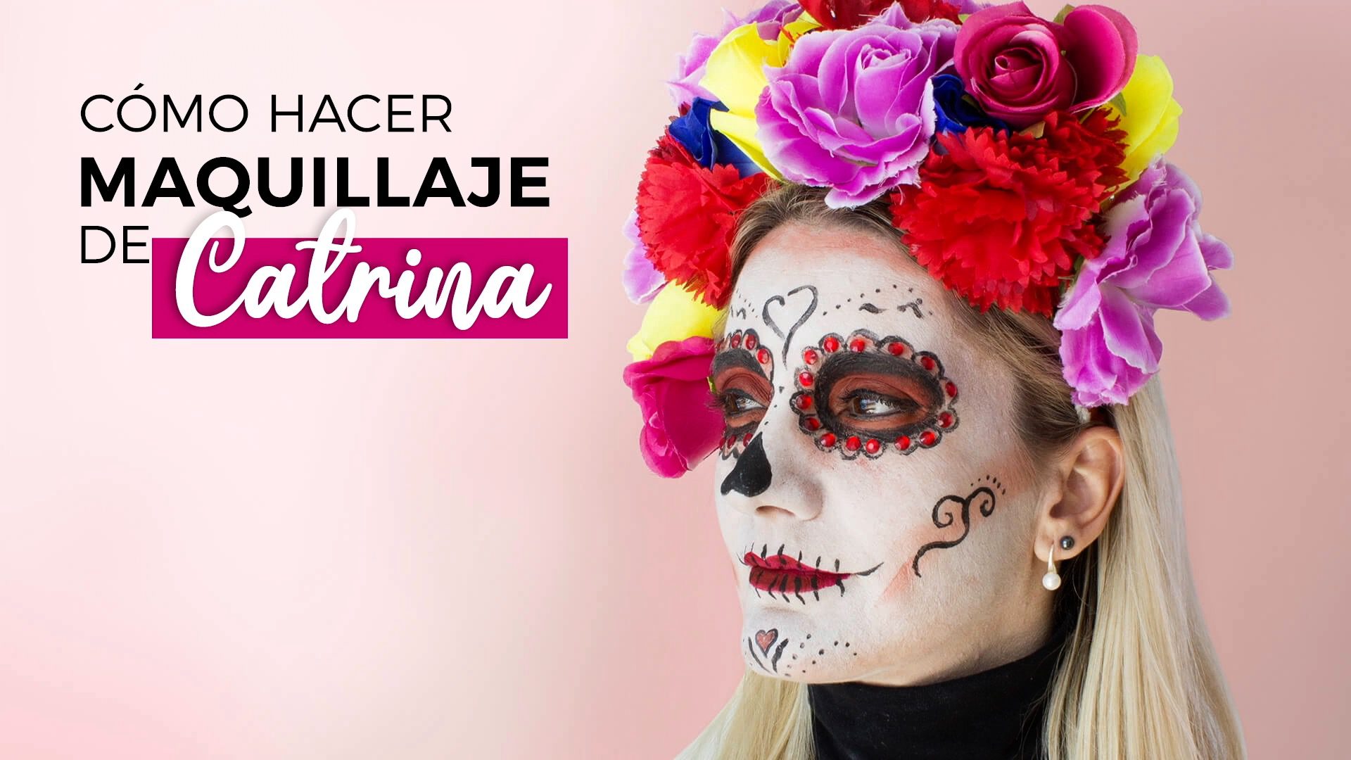 como hacer maquillaje catrina