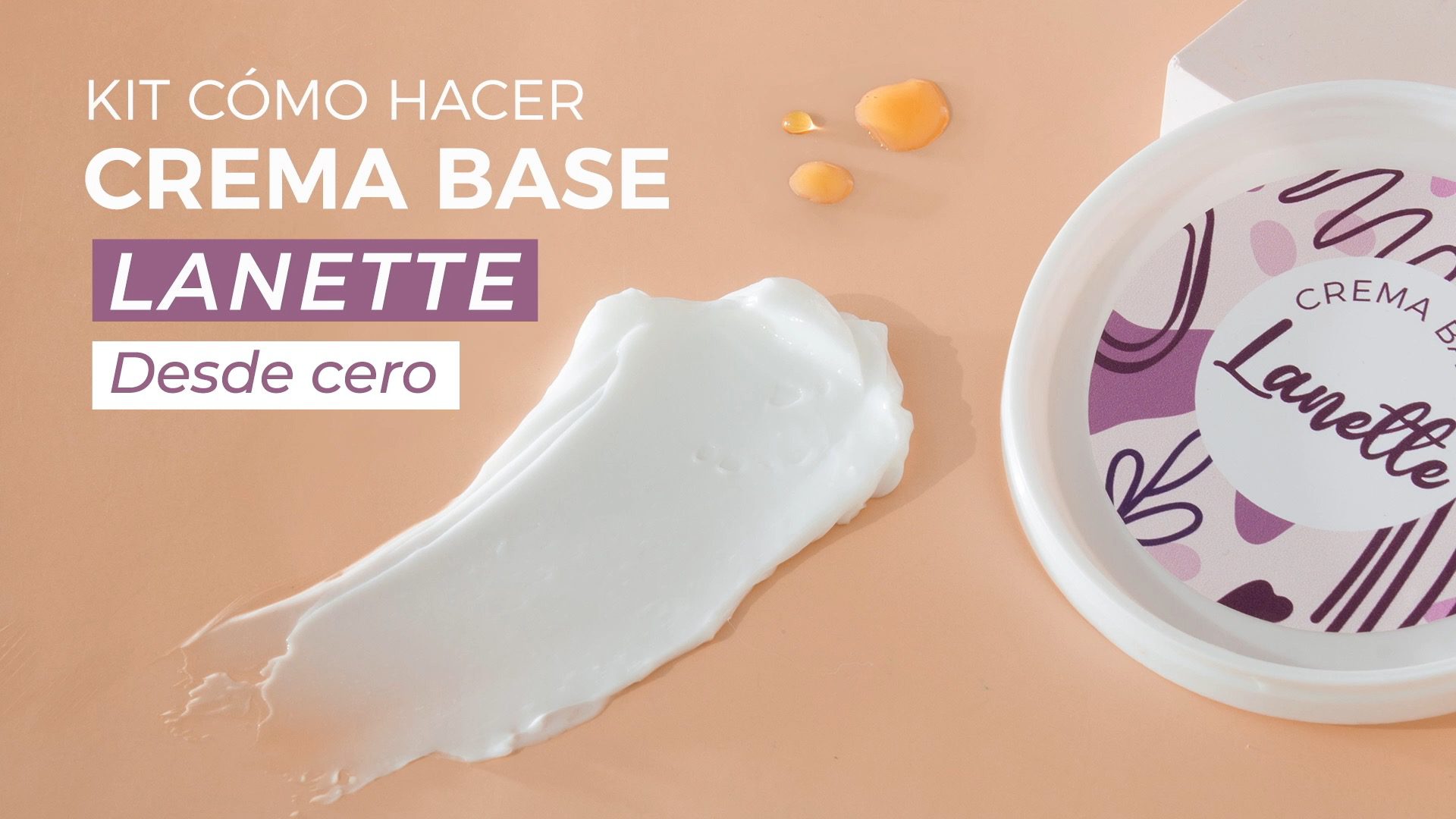 kit crema base lanette desde 0