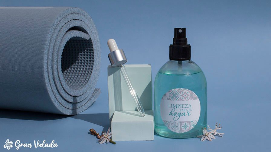 Spray antibacteriano POST para tapetes de ioga